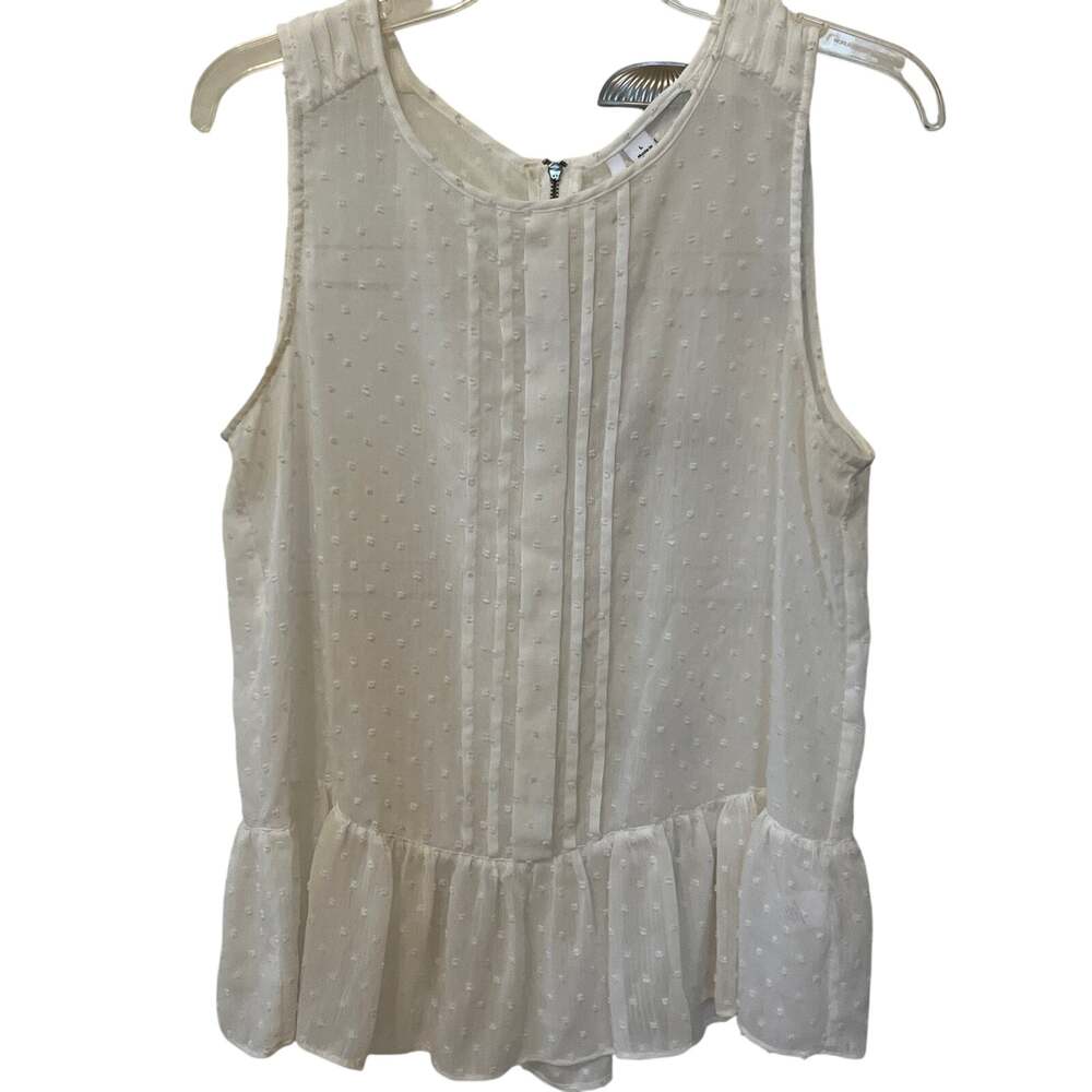 Sheer Babydoll Fairy Y2K Style Sleeveless Blouse Women's Size Large Elle Boho